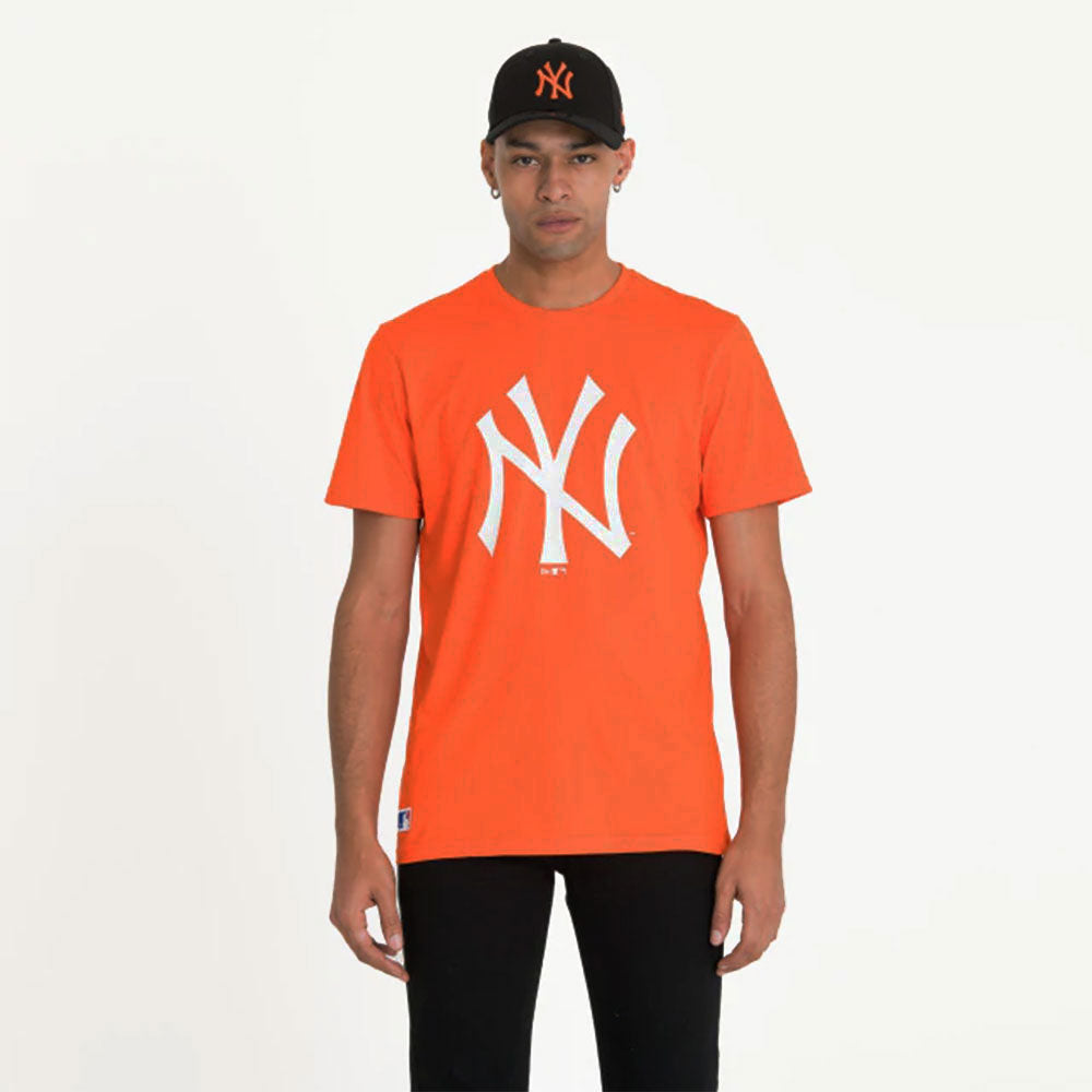 New era MLB New York Yankees Seasonal Team Logo Short Sleeve T-Shirt Black