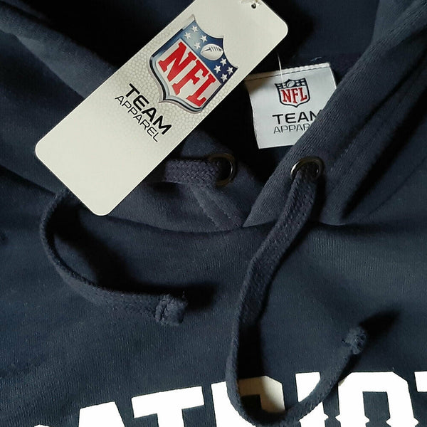 New England Patriots NFL Navy Hooded Fleece + T Shirt