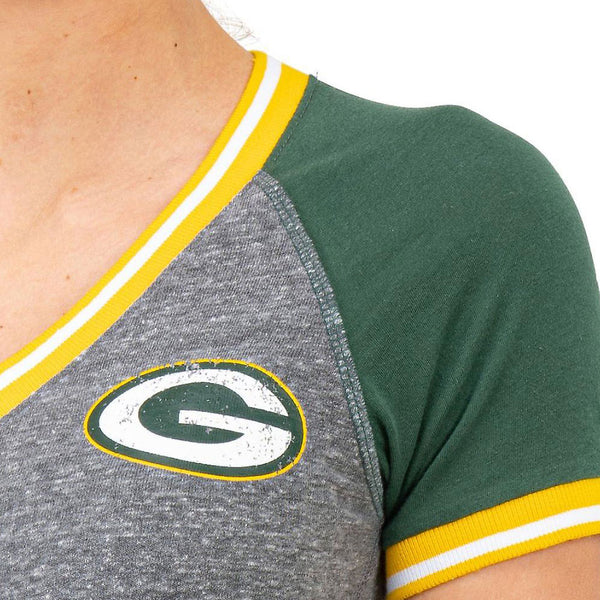 Green Bay Packers Ladies NFL Short Sleeve T Shirt
