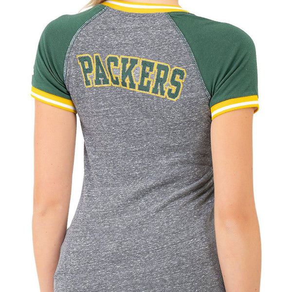 Green Bay Packers Ladies NFL Short Sleeve T Shirt