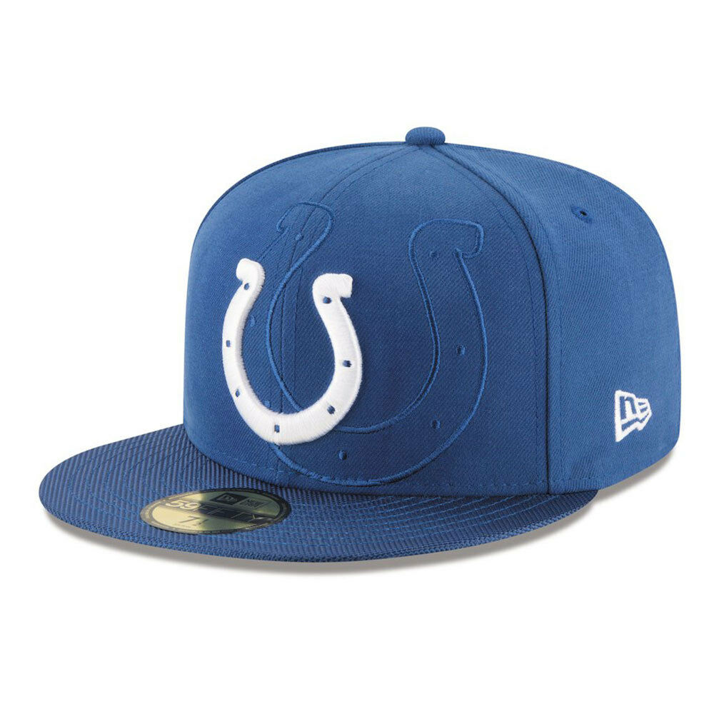 Indianapolis Colts NFL Vintage Sideline 59FIFTY Fitted Baseball Cap - size 7 1/8