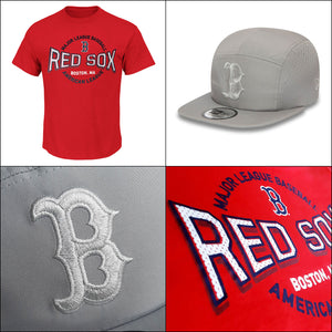 Boston Red Sox 'Beat Em' MLB Tee + New Era Adjustable Lightweight Cap