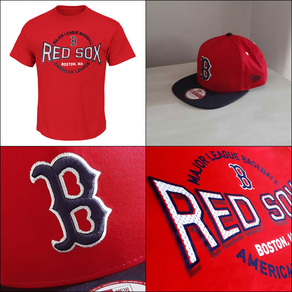 Boston Red Sox MLB T shirt + New Era 9FIFTY Cap - size small/medium