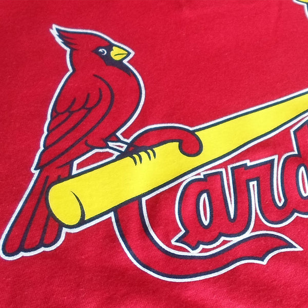 St Louis Cardinals MLB 2 Button Logo T Shirt Small
