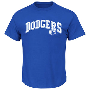 LA Dodgers Block Logo MLB T shirt
