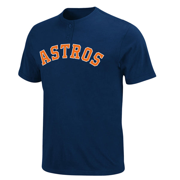 Houston Astros 2 Button MLB Logo T Shirt - size small 2 Button MLB Logo T Shirt - size small
